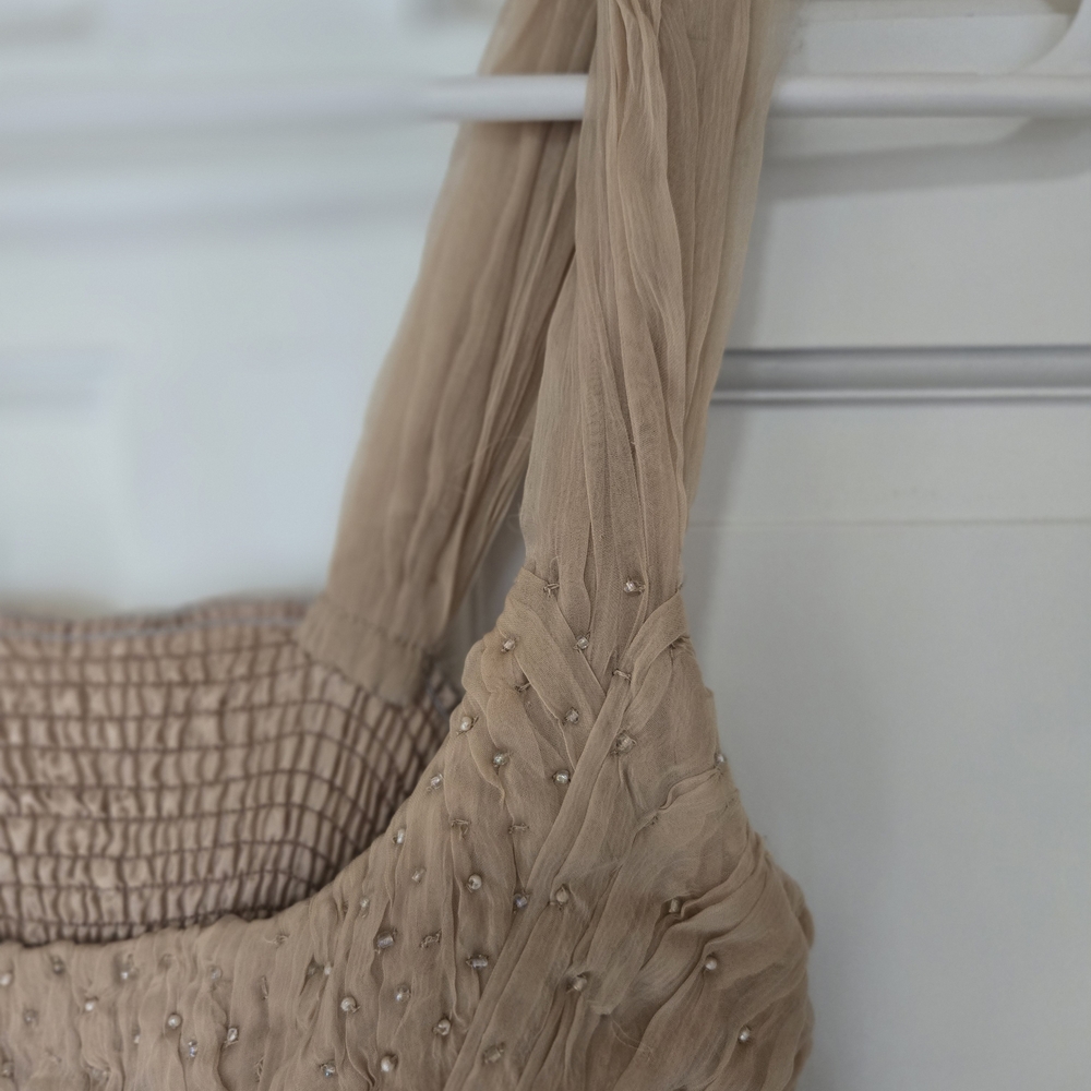 Beaded Midi Grecian Dress XS - Picture 9 of 15